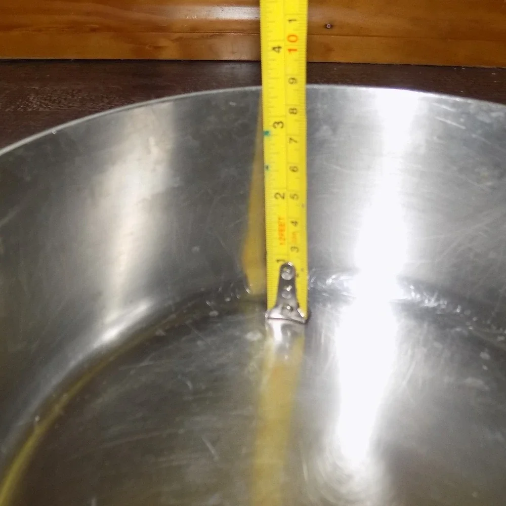 All-Clad 3qt Stock Pot 8in Silver Good Stainless Steel Tri-Ply Bonded with Lid
